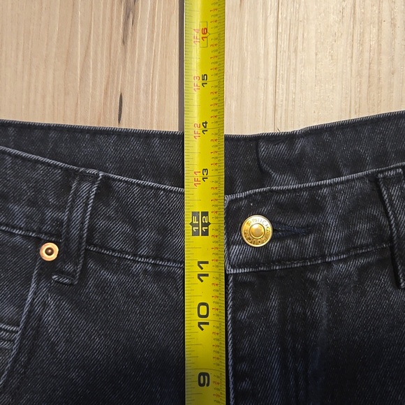 Roucha Delvaux Denim Jeans, Black, Size AA - Picture 7 of 9